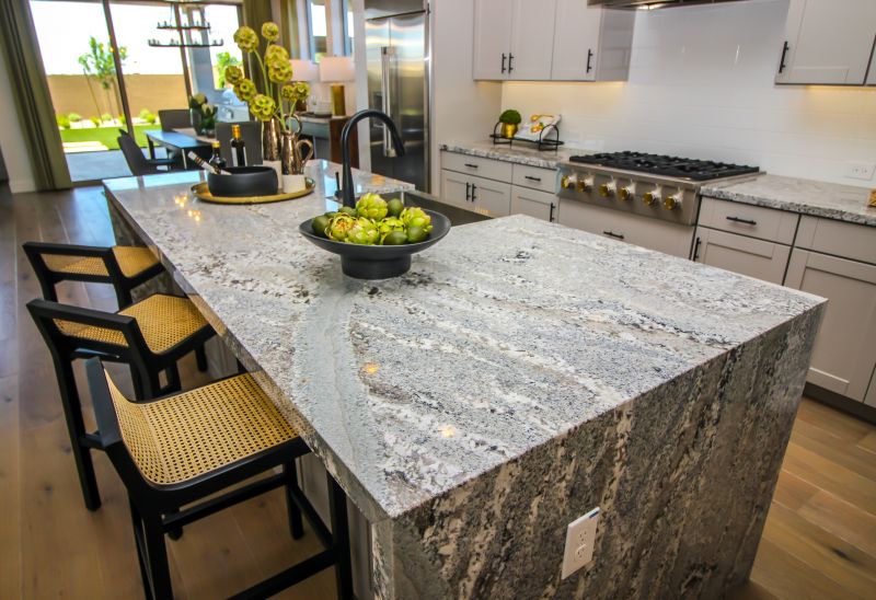 Elegant Kitchen with Granite Counter