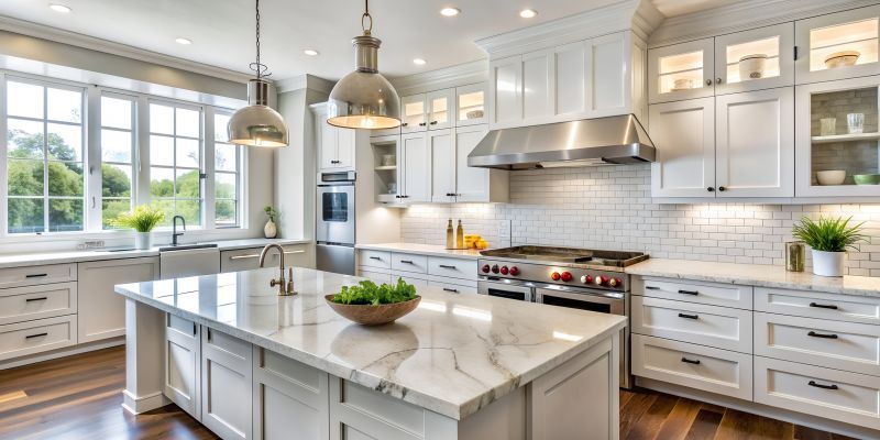 Marble Countertop Installation in Lake County, IL